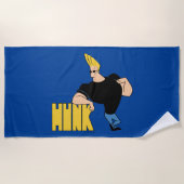 Johnny Bravo - Hunk Strandlaken (Voorkant)