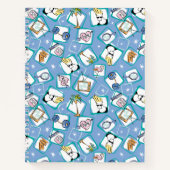 Johnny Bravo Icon Pattern Notitieboek (Voorkant)