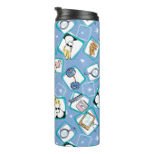 Johnny Bravo Icon Pattern Thermosbeker (Geroteerd rechts)