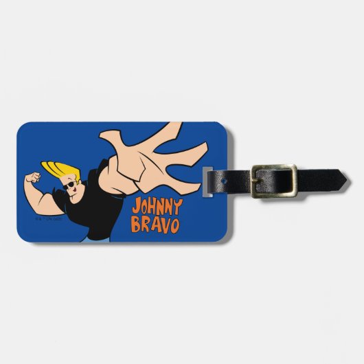 Johnny Bravo Iconic Pose Bagagelabel (Voorkant horizontaal)