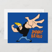 Johnny Bravo Iconic Pose Briefkaart (Voorkant / Achterkant)