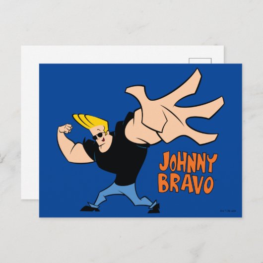 Johnny Bravo Iconic Pose Briefkaart (Voorkant / Achterkant)