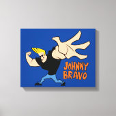 Johnny Bravo Iconic Pose Canvas Afdruk (Voorkant)