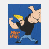 Johnny Bravo Iconic Pose Fleece Deken (Voorkant)