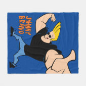 Johnny Bravo Iconic Pose Fleece Deken (Voorkant (Horizontaal))