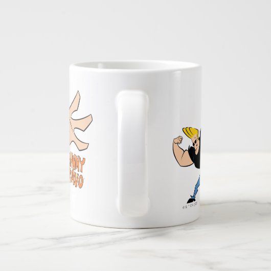 Johnny Bravo Iconic Pose Grote Koffiekop (Achterkant)