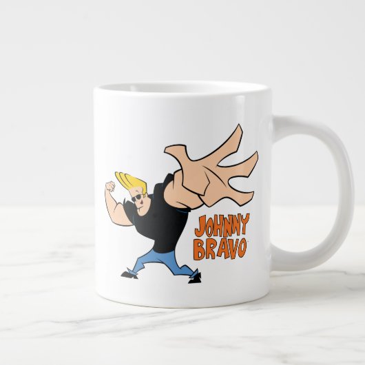Johnny Bravo Iconic Pose Grote Koffiekop (Rechts)