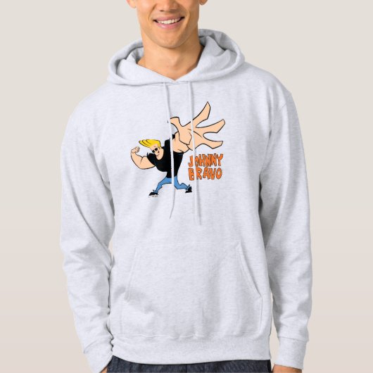 Johnny Bravo Iconic Pose Hoodie (Voorkant)