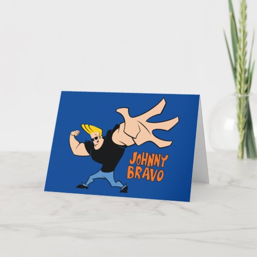 Johnny Bravo Iconic Pose Kaart (Voorkant)