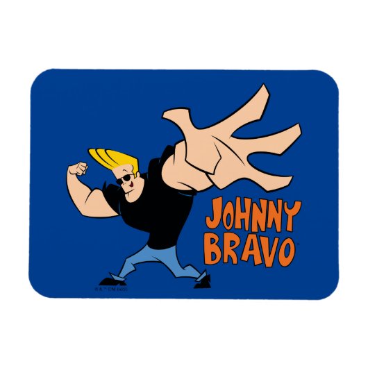 Johnny Bravo Iconic Pose Magneet (Horizontaal)