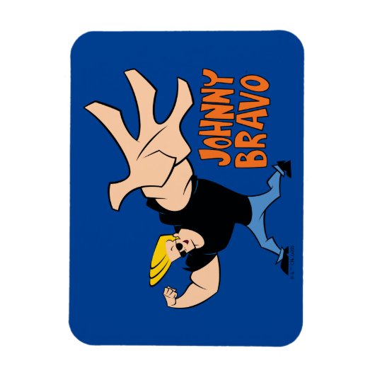 Johnny Bravo Iconic Pose Magneet (Verticaal)