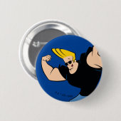 Johnny Bravo Iconic Pose Ronde Button 5,7 Cm (Voorkant /achterkant)