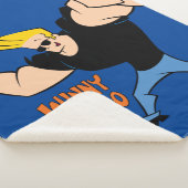 Johnny Bravo Iconic Pose Sherpa Deken (3/4)