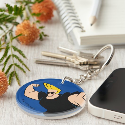 Johnny Bravo Iconic Pose Sleutelhanger (Voorkant Rechts)