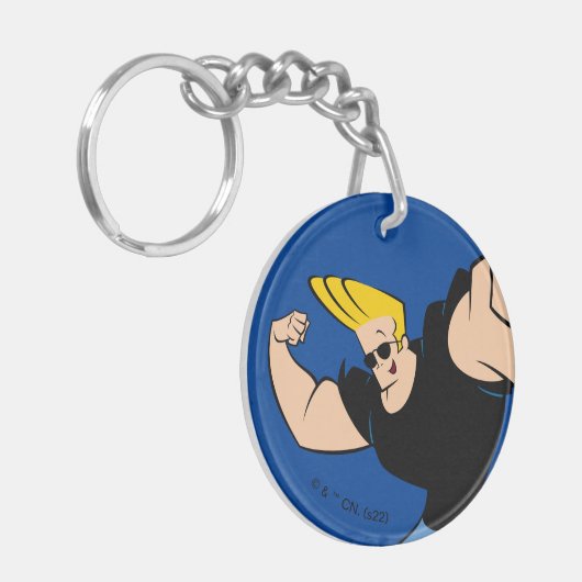 Johnny Bravo Iconic Pose Sleutelhanger (Voorkant Links)