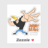Johnny Bravo Iconic Pose Sticker (Vel)