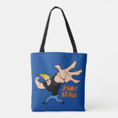 Johnny Bravo Iconic Pose Tote Bag (Achterkant)