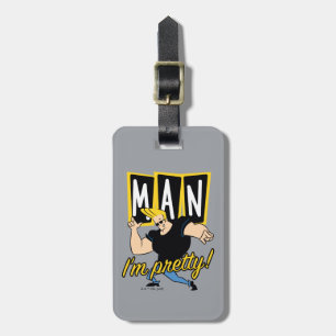 Johnny Bravo - Man dat ik ben Bagagelabel