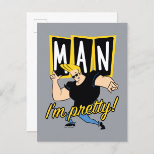 Johnny Bravo - Man dat ik  ben Briefkaart
