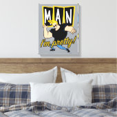 Johnny Bravo - Man dat ik ben Canvas Afdruk (Insitu (Slaapkamer))