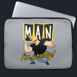 Johnny Bravo - Man dat ik  ben Laptop Sleeve<br><div class="desc">Bekijk deze  stijlafbeelding van Johny Bravo die luidt: "Man dat ik  ben!".</div>