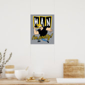 Johnny Bravo - Man dat ik  ben Poster (Keuken)