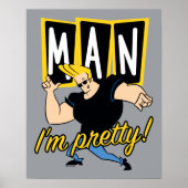 Johnny Bravo - Man dat ik  ben Poster (Voorkant)