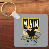 Johnny Bravo - Man dat ik  ben Sleutelhanger (Voorkant)