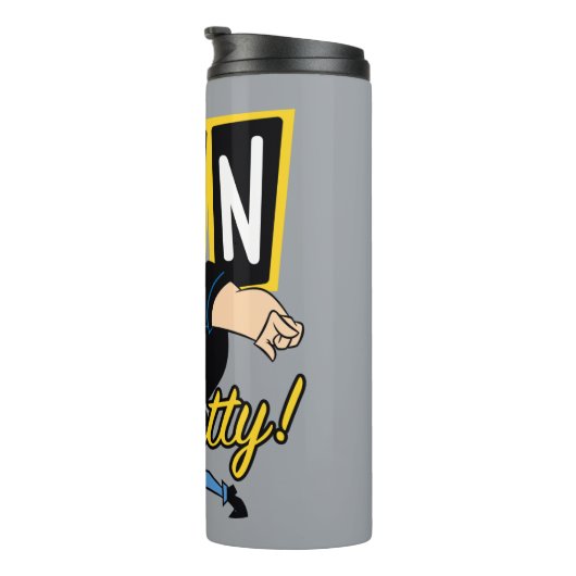 Johnny Bravo - Man dat ik  ben Thermosbeker (Geroteerd rechts)