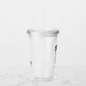 Johnny Bravo - Man ik ben  Retro Graphic Acryl Drinkbeker (Rechts)