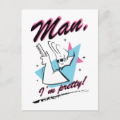 Johnny Bravo - Man ik ben Retro Graphic Briefkaart (Voorkant)