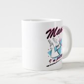 Johnny Bravo - Man ik ben Retro Graphic Grote Koffiekop (Voorkant rechts)