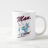 Johnny Bravo - Man ik ben Retro Graphic Grote Koffiekop (Rechts)