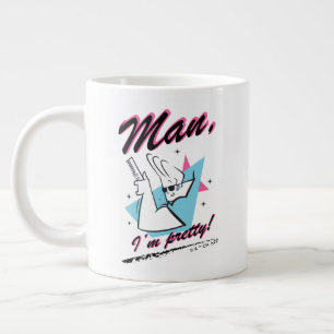 Johnny Bravo - Man ik ben  Retro Graphic Grote Koffiekop