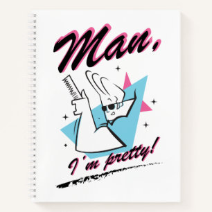 Johnny Bravo - Man ik ben  Retro Graphic Notitieboek