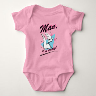 Johnny Bravo - Man ik ben Retro Graphic Romper