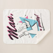 Johnny Bravo - Man ik ben  Retro Graphic Sherpa Deken (Voorkant (horizontaal))