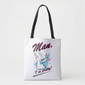Johnny Bravo - Man I'm Pretty Retro Graphic Tote Bag (Voorkant)
