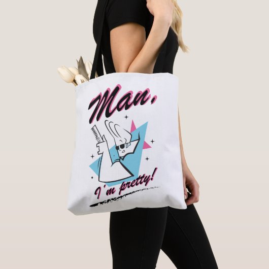 Johnny Bravo - Man I'm Pretty Retro Graphic Tote Bag (Dichtbij)