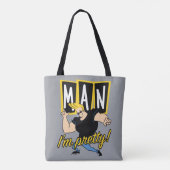 Johnny Bravo - Man I'm Pretty Tote Bag (Achterkant)