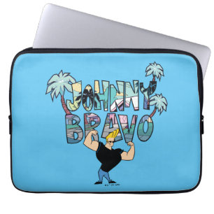 Johnny Bravo Palm Naam Laptop Sleeve