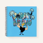 Johnny Bravo Palm Naam Notitieboek (Voorkant)