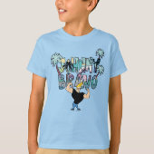 Johnny Bravo Palm Naam T-shirt (Voorkant)