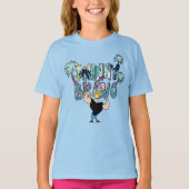 Johnny Bravo Palm Naam T-shirt (Voorkant)
