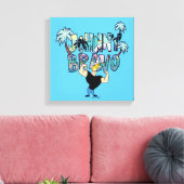 Johnny Bravo Palm Tree Name Canvas Afdruk (Insitu (Woonkamer))