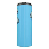 Johnny Bravo Palm Tree Name Thermosbeker (Achterkant)