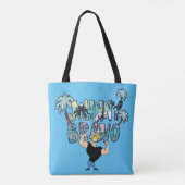 Johnny Bravo Palm Tree Name Tote Bag (Achterkant)