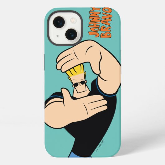 Johnny Bravo Picture Frame Pose iPhone Hoesje (Achterkant)