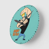 Johnny Bravo Picture Frame Pose Ronde Klok (Hoek)