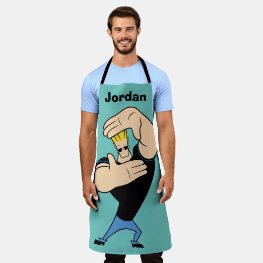 Johnny Bravo Picture Frame Pose Schort (Gedragen)